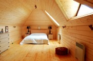 Wooden bedroom